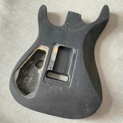 Black HH Okoume Wood DIY Project Guitar Body image 6