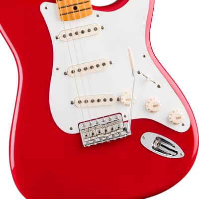 Fender Vintera III Late 50s Stratocaster Electric Guitar, Dakota Red, Maple image 5
