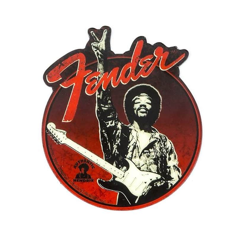 Fender Jimi Hendrix Collection "Peace Sign" Magnet 2016 image 1