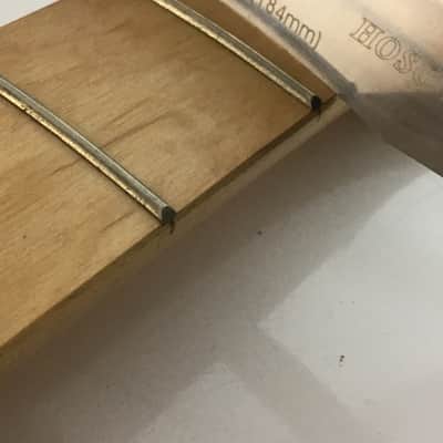 BG Viper Custom Project Guitar Neck Light Relic Satin Rock Maple Jumbo Frets Luthier Project! image 17