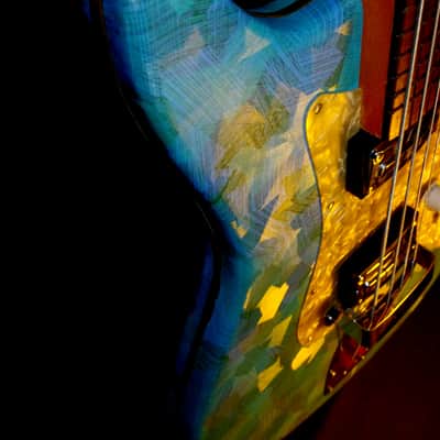 Egmond BEG 2-V 1967 Blue Vinyl.  Retro Cool Bass. A true vintage piece. RARE. image 16