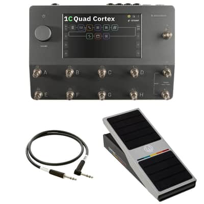 Neural DSP Quad Cortex with Walrus Canvas Expression Pedal w/ TRS