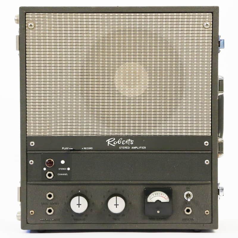 1965 Roberts / AKAI A-901 Mic Pre Vintage Field Reference Stereo Amplifier - 100% All Original! image 1