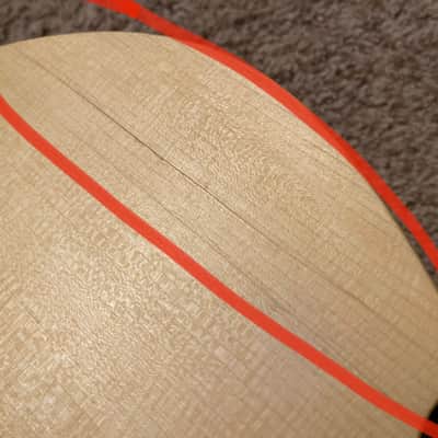 RARE TogaMan GuitarViol bowed guitar thinline acoustic with hard case Baggs pickup incredibow rosin image 12