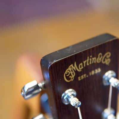 Martin OM-21 Sitka Spruce/East Indian Rosewood Acoustic Guitar 1995 w/Active Piezo Pickup, Hard Case image 9