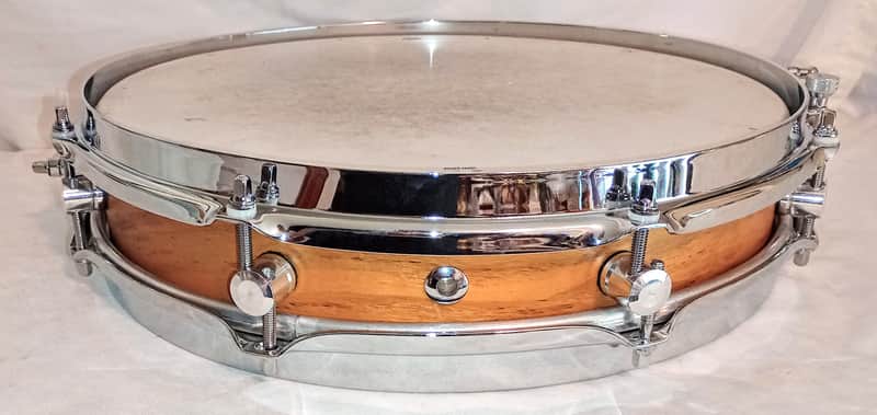 MARTIAL PERCUSSION CUSTOM MULBERRY PANCAKE SNARE DRUM 2024 - ROSEWOOD SATIN image 1