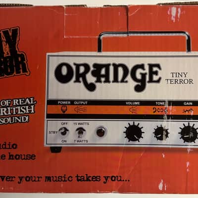 Orange Tiny Terror 15 Watt Head with Case image 5
