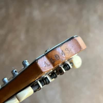 1937 National Style 3 Single Cone Mandolin w' Calton Flight Case Lilly of the Valley image 15
