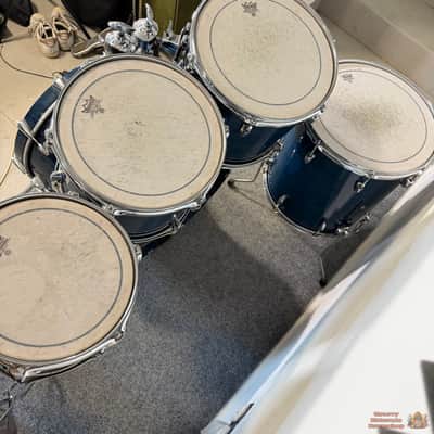 Yamaha Maple Custom Absolute 20,10,12,13,16 Drum Kit - Blue Lacquer image 9