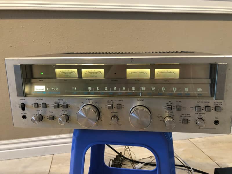 Sansui G-7500 stereo receiver image 1