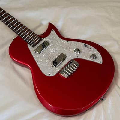 2009 Taylor SB1 Classic Electric Guitar - Rare Color Tangerine Red Metallic - Made in USA - Free Pro Setup image 4