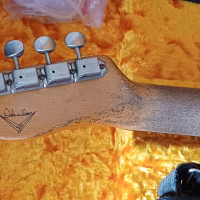 Fender  Dale Wilson masterbuilt Custom shop telecaster 60 custom 2019 - Relic burgundy mist metallic image 13