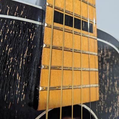 Kay Acoustic Parlor Rubber Bridge 1960s - Tobacco Burst image 4