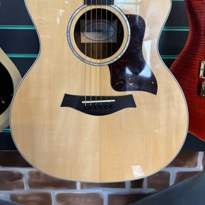 Taylor 214ce DLX 2023 Gloss Natural Electro-Acoustic Guitar image 3