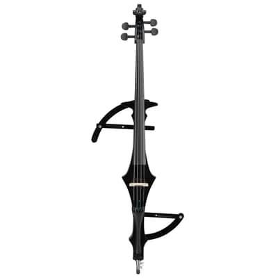 US Full Size 4/4 Electric Cello – Black Piano Finish | Z-Style Design | Complete Set image 2