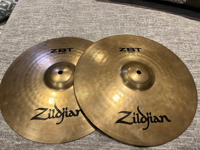 Zildjian 14" ZBT Hi-Hat Cymbals (Pair)  2017 - Traditional image 1