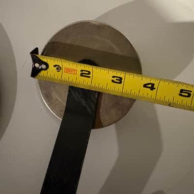 PAIR (2x) WFL Ludwig Vintage Hoop Clamp On Bass Drum Mufflers 1940s image 6