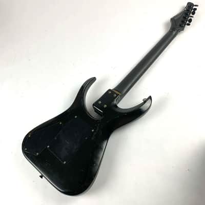 Alvarez Dana Scoop 1990s - Green Graphic Metal art Modulus Graphite neck, and Original Alvarez hardshell case and hang tag! image 7