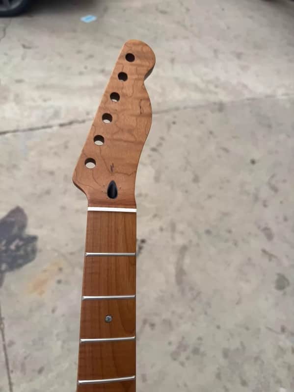 Flamed Maple Telecaster Guitar Neck, 22-Frets image 1