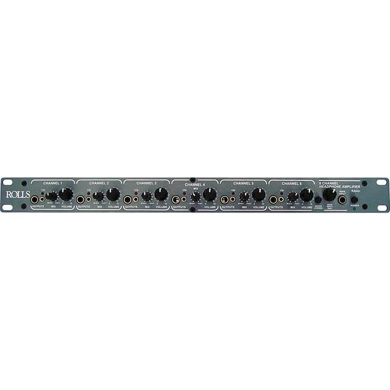 rolls RA62C 6-Ch Pro Headphone Amp 1U image 1