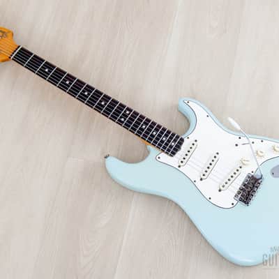 1966 Fender Stratocaster Vintage Electric Guitar Sonic Blue w/ Case image 12