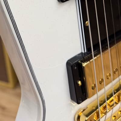 Gibson Custom Shop Explorer Custom - Alpine White Sparkle image 13