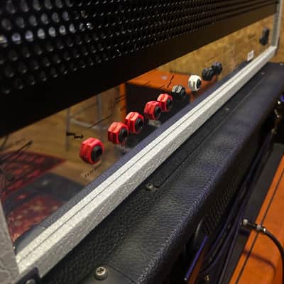 Marshall Silver Jubilee 2555X Reissue 2-Channel 100-Watt Guitar Amp Head 2015 - Present - Silver image 9