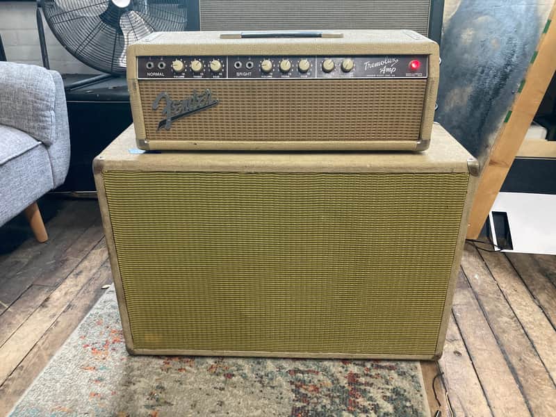 Fender Tremolux 6G9-A 1963 30-Watt Head only Blonde image 1