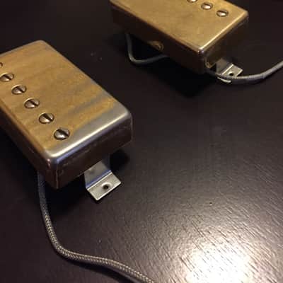 Gibson 490R and 498T Humbucker Pickups Gold image 4