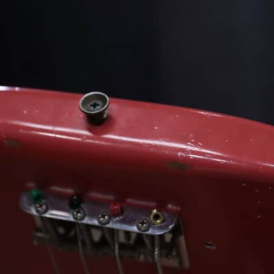 Fender Road Worn 50's Precision Bass Fiesta Red Seymour Duncan Pickups Electric Bass image 16