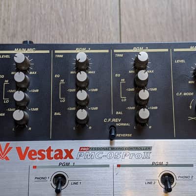 Vestax PMC-05 Pro II DJ Scratch Mixer 1990s Gold/Black image 6