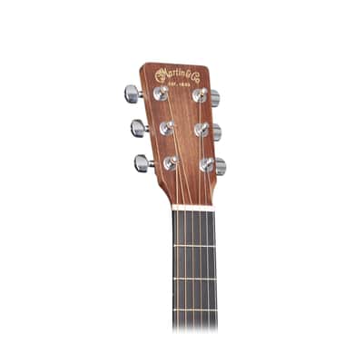 Martin DJr-10E StreetMaster Dreadnought Jr. Acoustic-Electric Guitar, All Sapele, w/Gigbag image 3
