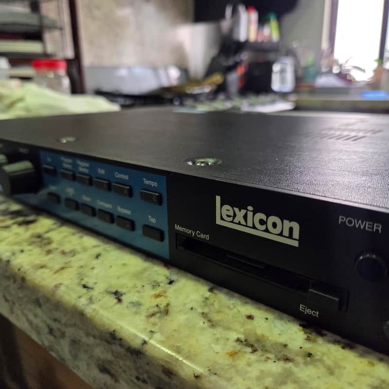 Lexicon PCM 90 Digital Reverb Processor 1990s - Blue image 1