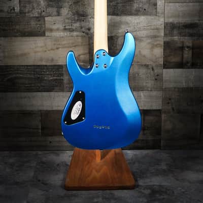 Schecter C-6 Deluxe Electric Guitar - Satin Metallic Light Blue (431) image 4