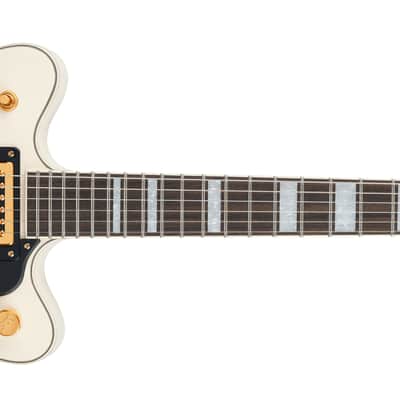 Gretsch G2655TG Streamliner Center Block Jr. Double-Cut with Bigsby LTD Laurel FB Vintage White image 1