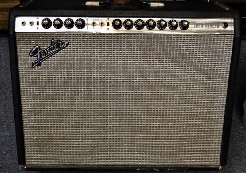 Fender Twin Reverb Amplifier 1971 - Black image 1