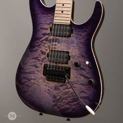 Tom Anderson Guitars - Li'l Angel - Purple Burst with Binding image 4