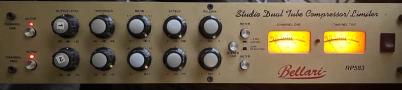 Bellari RP583 stereo tube opto compressor limiter - Mint condition image 1