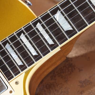 2018 Gibson Custom Shop Standard '57 Limited Run Historic Reissue w/ Brazilian FB Les Paul Electric Guitar Gold Top + COA OHSC image 9