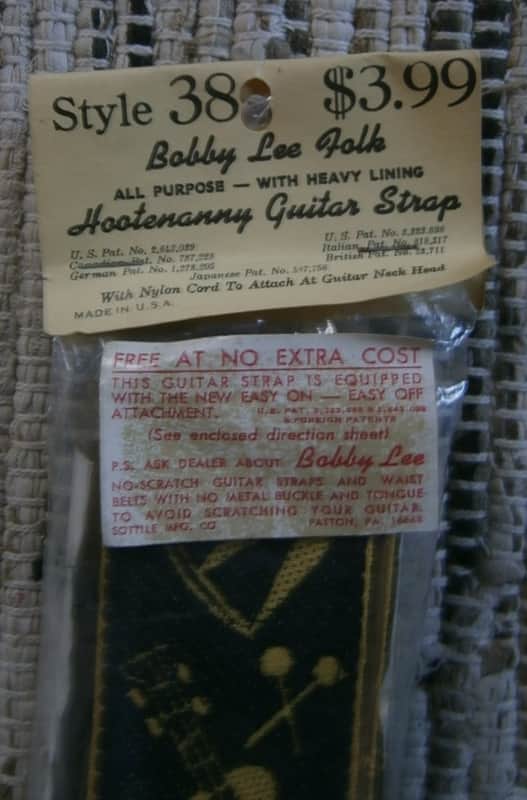 Bobby Lee Folk Style 38 1960's Black and Yellow image 1