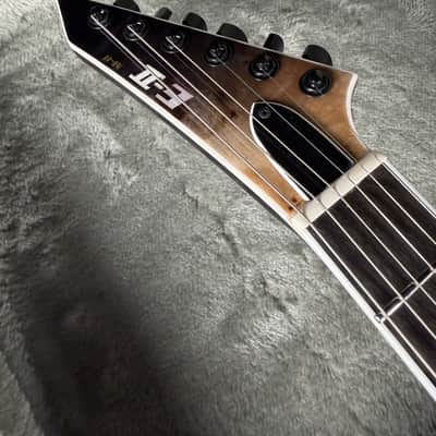 ESP E-II M-II Hardtail w/Case - Black Natural Fade image 7
