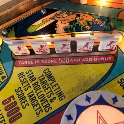 Aerosmith, Steven Tyler's "Surf Champ" Vintage 1970s Pinball Machine. image 8