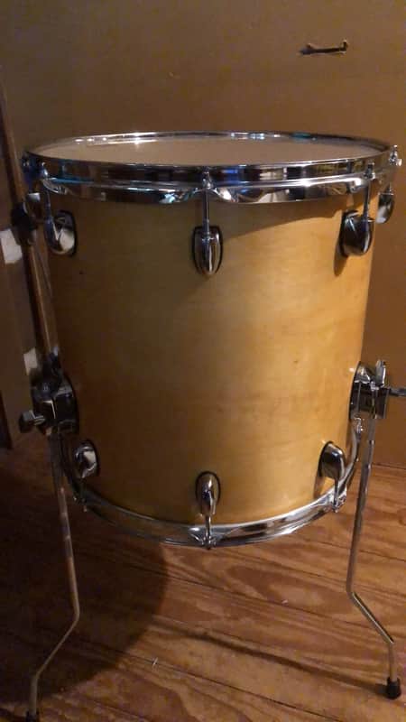 Gretsch Catalina Maple 14” Floor Tom-Natural. No Badge image 1