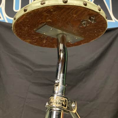Slingerland - No. 838 Rocket Drum Throne 1960 - Chrome/White Seat image 4