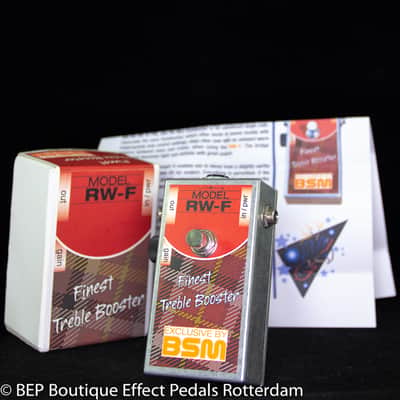 BSM RW-F Treble Booster s/n 4210 tribute to the sound of Ronnie Wood image 1