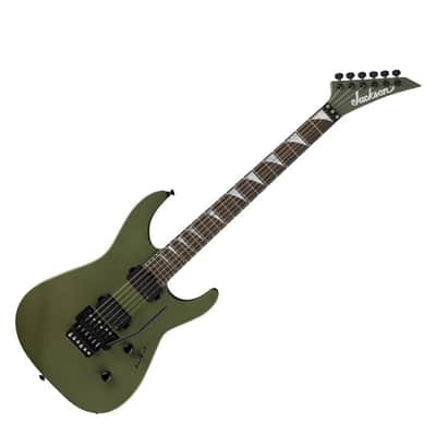 Jackson American Series Soloist SL2MG 6-String Right-Handed Electric Guitar with Rolled Ebony Fingerboard and Maple Neck (Matte Army Drab) image 4