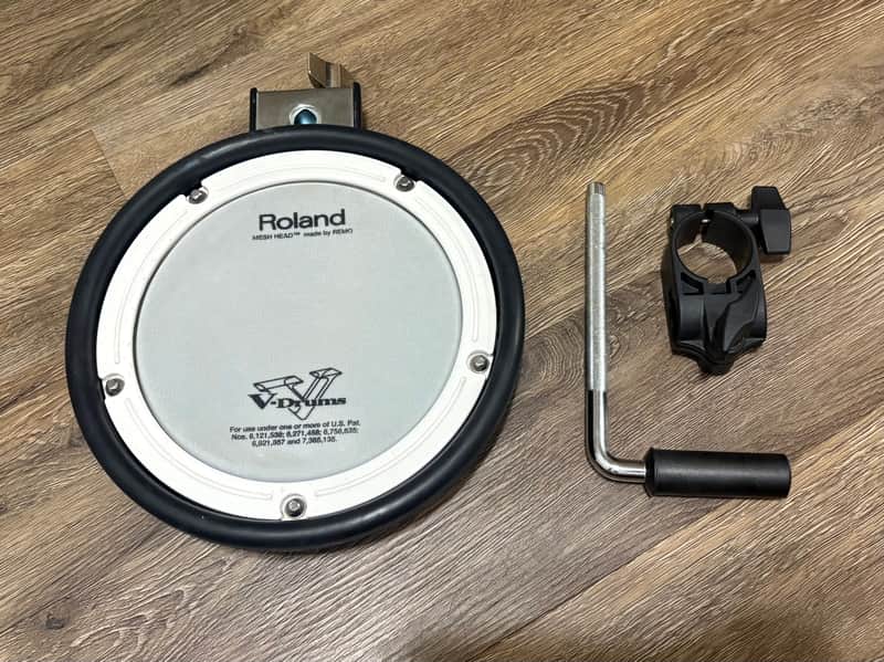 Roland PDX-6 Dual Trigger Mesh Drum Pad w/ Mount Arm & Rack Clamp – Tested image 1