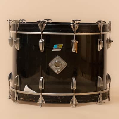 1970s Ludwig Vistalite Bass Drum in Smoke - 14x22 image 3