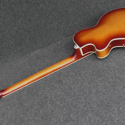 Hofner HCT-500/2-SB Contemporary Series Club Bass Guitar Great Vintage Look in Brown Burst image 8