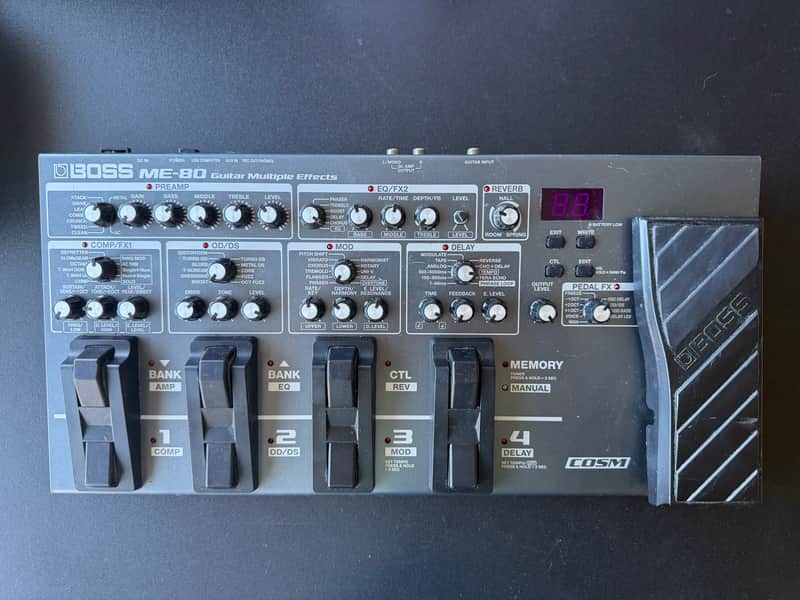 Boss ME-80 Multi-Effect Unit 2014 - Present - Carbon